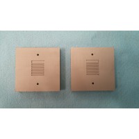5 cm2 Poco Graphite Blocks (Pair with customer specified flow-pattern)